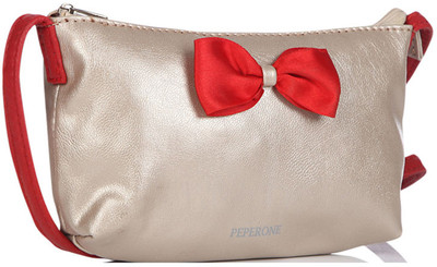 Peperone Women Casual Yellow PU Sling Bag