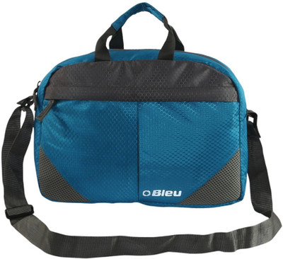 Bleu Men Casual Blue, Grey Nylon Sling Bag