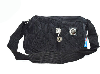 Cropp Women Casual Black Nylon Sling Bag