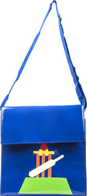 Lill Pumpkins Boys Casual Blue Leatherette Sling Bag