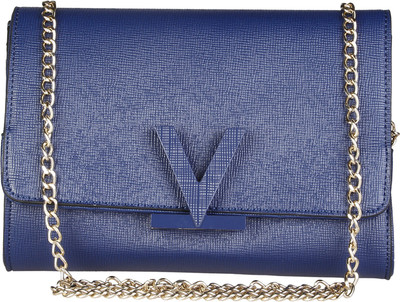 MARIO VALENTINO Women Evening/Party Blue Genuine Leather Sling Bag
