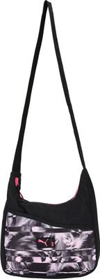 Puma Women Casual Black Nylon Sling Bag