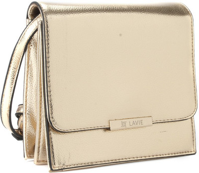 Lavie Women Casual Gold Sling Bag