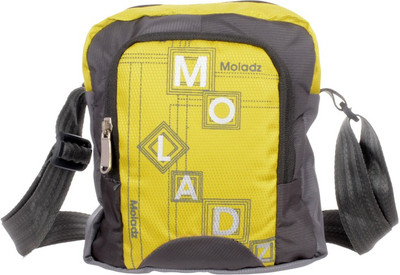 Moladz Men Casual Yellow Polyester Sling Bag