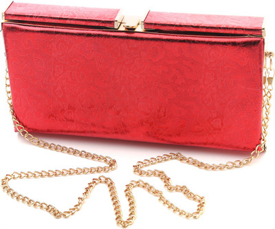 Foolzy Women Red Leatherette Sling Bag
