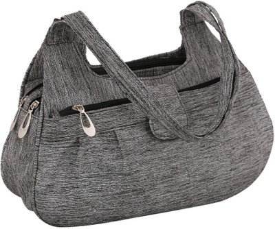 Sukkhi Women Casual Grey PU Shoulder Bag