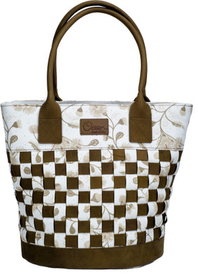 Ocean Homestore Women Casual White Leatherette Hand-held Bag