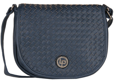 Lino Perros Women Casual Blue PU Sling Bag