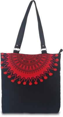 Pickpocket Girls Casual Black Canvas Tote