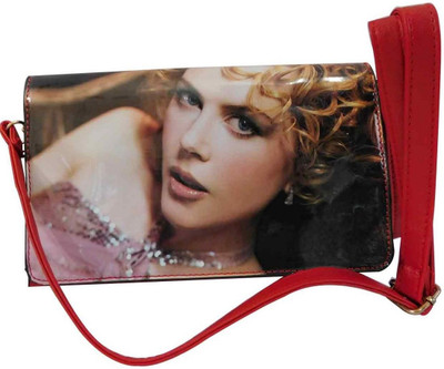 Laviva Women Casual Red Denim Sling Bag