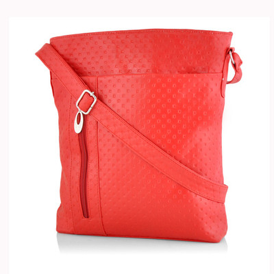 Rosemary Girls Casual Red Leatherette Sling Bag