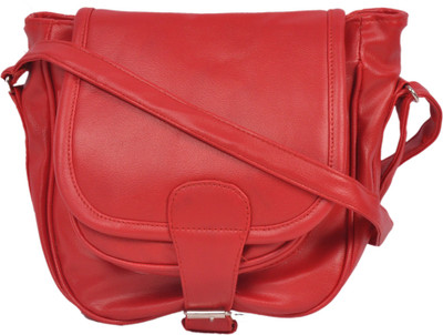 Naaz Bag Collection Women Casual Red PU Sling Bag