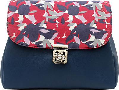 Bagsy Malone Women Casual Blue PU Sling Bag