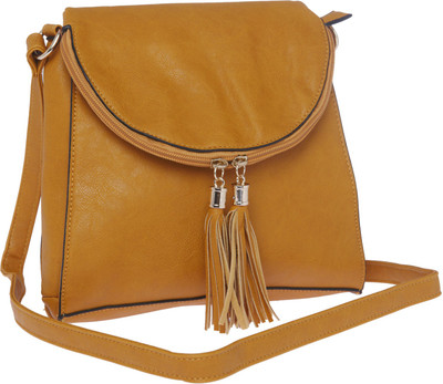 Fur Jaden Women Casual Yellow PU Sling Bag
Fur Jaden Women Casual Yellow PU Sling Bag