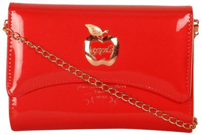 Nxt Gen Girls Evening/Party Red Leatherette Sling Bag