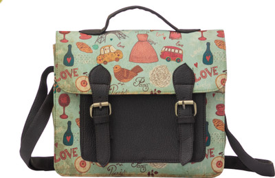 Band Box Women Casual Blue PU Sling Bag