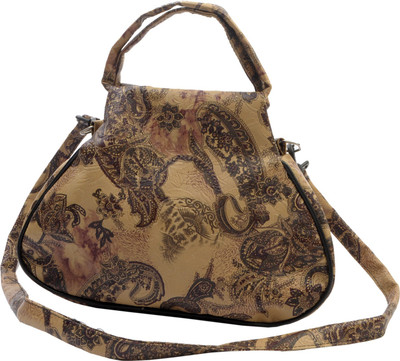 Zakina Girls Brown Leatherette Sling Bag 
Zakina Girls Brown Leatherette Sling Bag