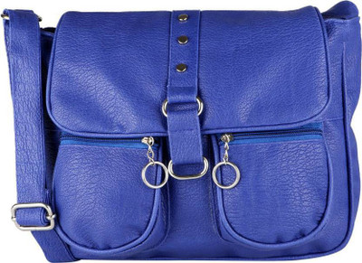 Rapidcostore Girls Casual Blue Leatherette Sling Bag
Rapidcostore Girls Casual Blue Leatherette Sling Bag