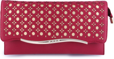 Kleio Women Evening/Party Maroon Leatherette Sling Bag