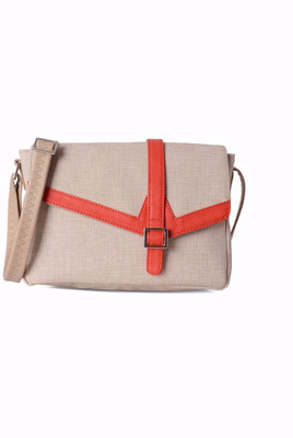 Baggit Women White PU Sling Bag