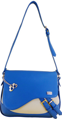 I Define You Women Casual Blue PU Hand-held Bag