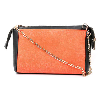 Cappuccino Girls Evening/Party Orange PU Sling Bag