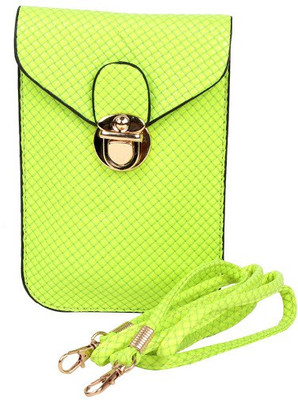 Trendberry Women Casual Green PU Sling Bag