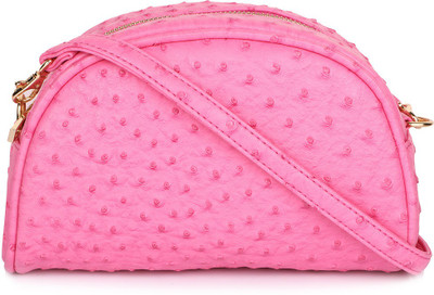Cappuccino Women Casual Pink Leatherette Sling Bag