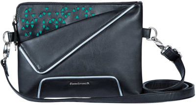 Fastrack Women Casual Blue PU Sling Bag