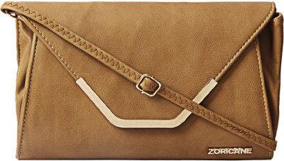 Zoricane Women Casual Brown PU Sling Bag