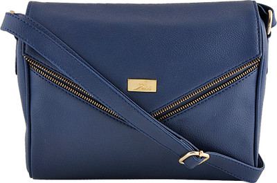 Yelloe Women Blue PU Sling Bag