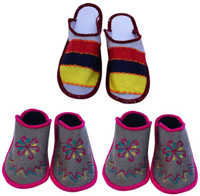 Shilipi Perokars Slippers, Multicolor