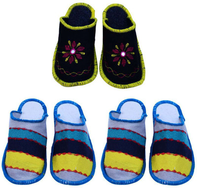 Shilipi Perokars Slippers, Multicolor