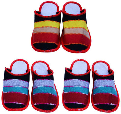 Shree Sai Slippers, Red
