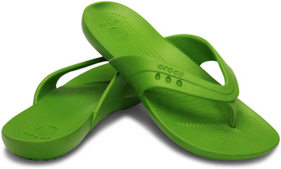 Crocs Flip Flops, Green