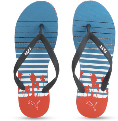 Puma Grace DP Flip Flops, Hawaiian ocean-dark shadow-grenadine-white