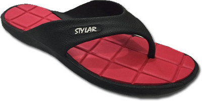Stylar Nicholas Flip Flops, Red