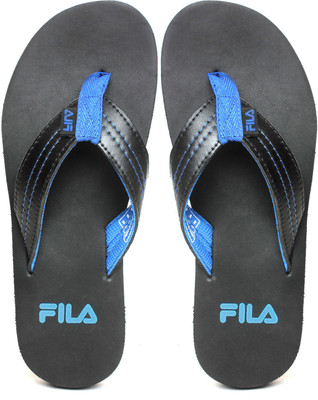 Fila Flip Flops, Blk/blu