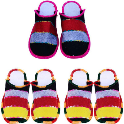 Champaliya Slippers, Multicolor