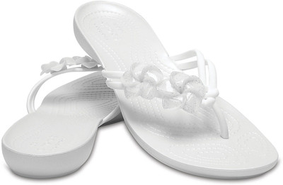 Crocs Flip Flops, Off white