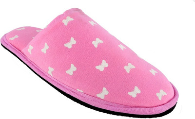 Futro z krolika Slippers, Pink