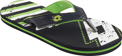 Lotto Function Slippers, Black lime