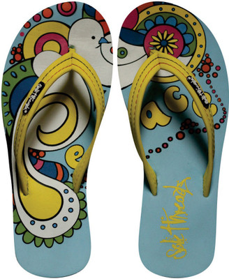 Sole Threads Flip Flops, L.blueyellow