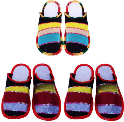 Champaliya Slippers, Multicolor