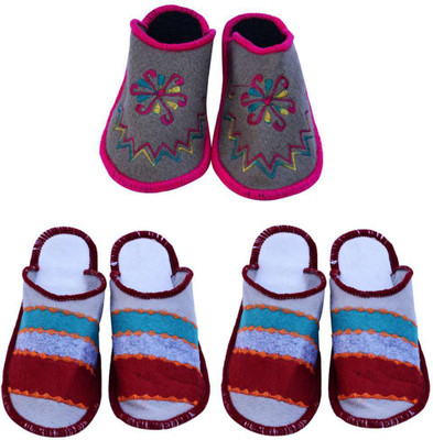 Shilipi Perokars Slippers, Multicolor