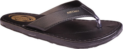 Metmo Flip Flops, Black