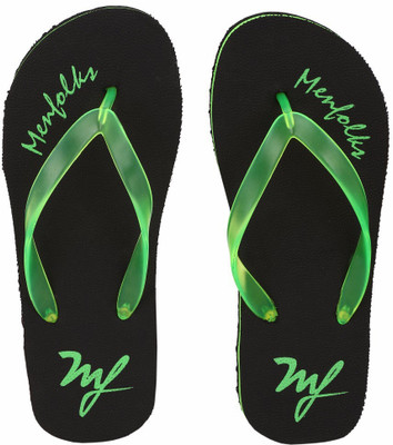 Menfolks Flip Flops, Blue::black