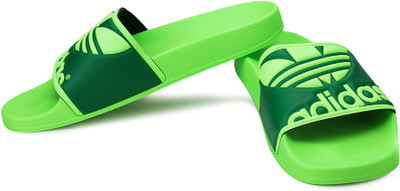 ADIDAS ORIGINALS Adilette Trefoil Flip Flops, Sgreen;green