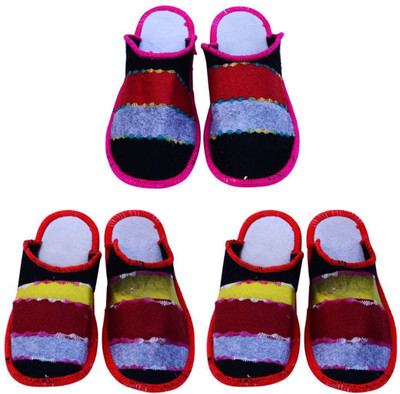 Shree Sai Slippers, Red
