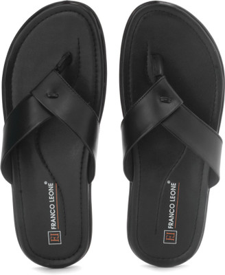Franco Leone Slippers, Black